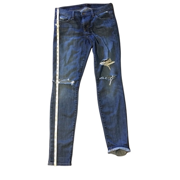 Joe's Jeans "The Skinny" Nina Distressed Medium Wash Jean - Sz 28 - Picture 15 of 15